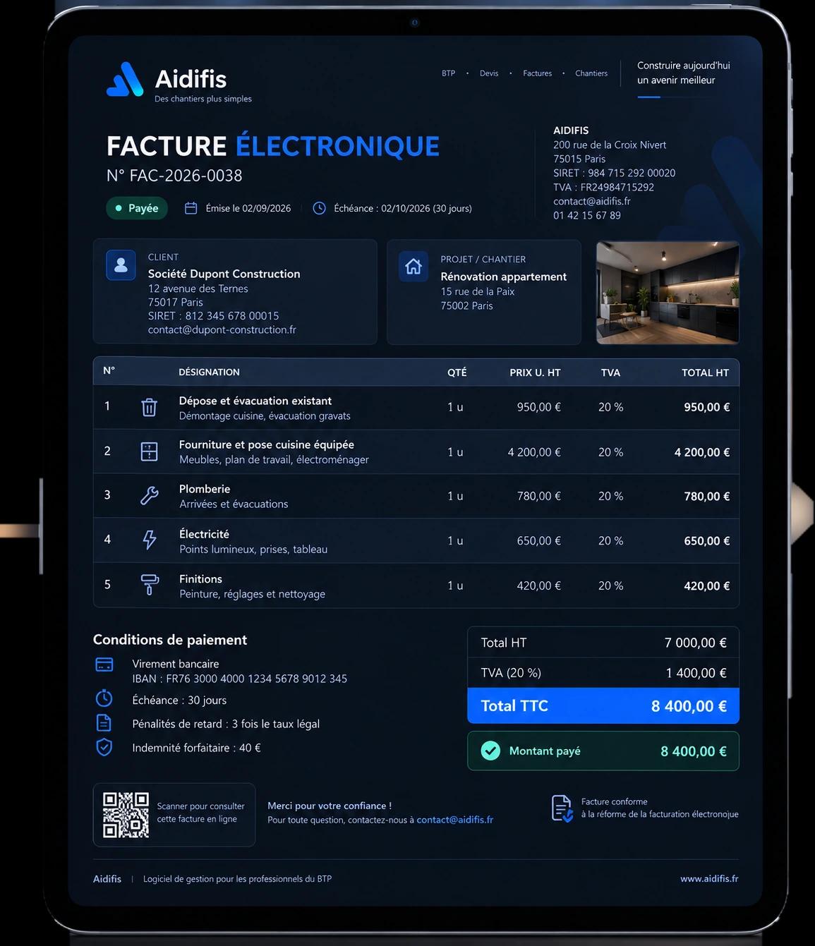 Quotes and invoices